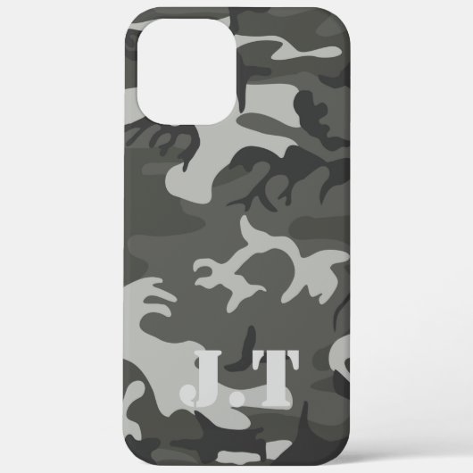 Geweldige monogram van het patroon van het Camoufl Case-Mate iPhone Case (Achterkant)
