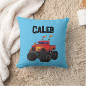 Geweldige Monster Truck Blue Boys Kussen (Deken)