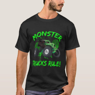 Geweldige monsterritten regel voor volwassen jonge t-shirt