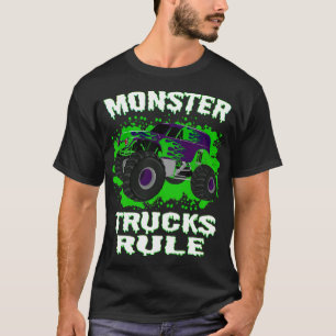 Geweldige Monsterwagens koelen in de vorm T-shirt