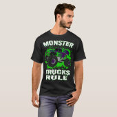 Geweldige Monsterwagens koelen in de vorm T-shirt (Voorkant volledig)