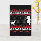 Geweldige Mooie Grappige Eend Jager Herten Jagen L Kaart (Gele Bloem)