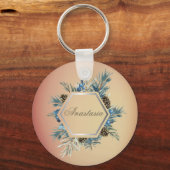 Geweldige, mooie koel met Jouw naam Sleutelhanger (Voorkant)