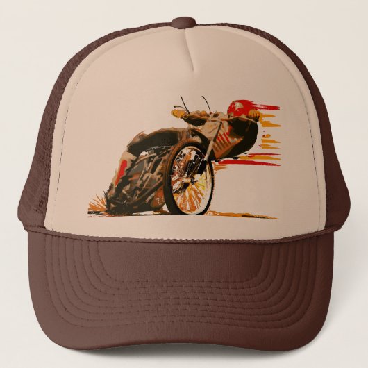 Geweldige motorfiets trucker pet (Voorkant)