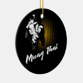 Geweldige Muay Thai Fists - Verstoorde huwelijke k Keramisch Ornament (Rechts)