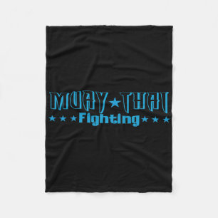 Geweldige Muay Thai Geschenk Kickboksen Martial Ar Fleece Deken