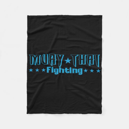 Geweldige Muay Thai Geschenk Kickboksen Martial Ar Fleece Deken (Voorkant)