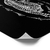 Geweldige Muay Thai Kickboksen Tijger - Heren Dame Poster (Hoek)