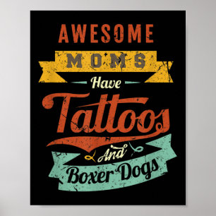 Geweldige muizen hebben Tattoos en borsthonden Poster