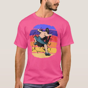 Geweldige Muur Klimmer Rots Berg Klimmen Boulder T-shirt