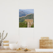 Geweldige muur van China bij Jinshanling, China. 2 Poster (Keuken)
