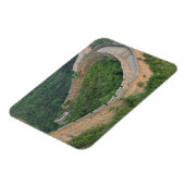 Geweldige muur van China bij Jinshanling, China. Magneet (Linkerzijde)