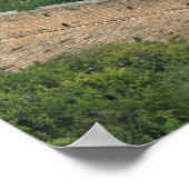 Geweldige muur van China bij Jinshanling, China. Poster (Hoek)