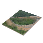 Geweldige muur van China bij Jinshanling, China. Tegeltje (Zijkant)