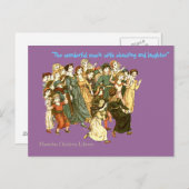 Geweldige muziek briefkaart (Voorkant / Achterkant)