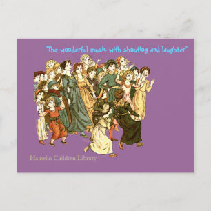 Geweldige muziek briefkaart