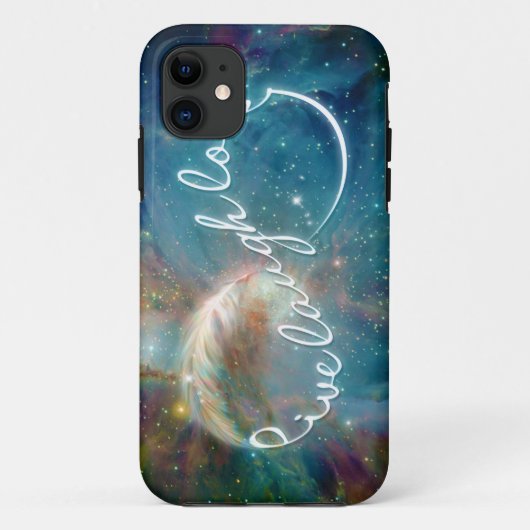 Geweldige mystisch ineindigheidsymbool "Live Laugh Case-Mate iPhone Case (Achterkant)