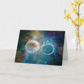 Geweldige mystisch ineindigheidsymbool "Live Laugh Kaart (Gele Bloem)