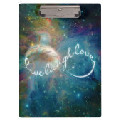 Geweldige mystisch ineindigheidsymbool "Live Laugh Klembord (Voorkant)