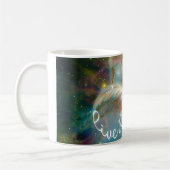 Geweldige mystisch ineindigheidsymbool "Live Laugh Koffiemok (Links)