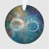 Geweldige mystisch ineindigheidsymbool "Live Laugh Ornament (voorkant)