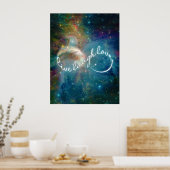 Geweldige mystisch ineindigheidsymbool "Live Laugh Poster (Keuken)