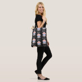 Geweldige  naadloze patronen van kwallen. B Tote Bag (Op model)