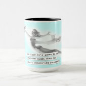 Geweldige nacht als je het erg vindt dat Retro Pin Mok (Midden)