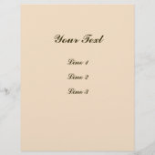 Geweldige najaarbladeren persoonlijke brochure (Achterkant)