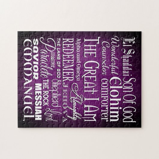 Geweldige namen van God Legpuzzel (Horizontaal)