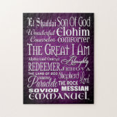 Geweldige namen van God Legpuzzel (Verticaal)