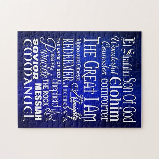 Geweldige namen van God Legpuzzel (Horizontaal)