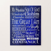 Geweldige namen van God Legpuzzel (Verticaal)