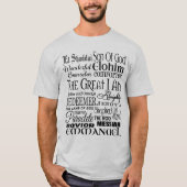 Geweldige namen van God T-shirt (Voorkant)