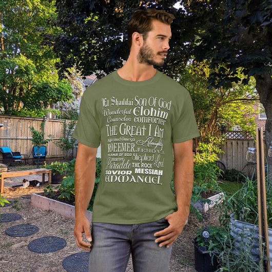 Geweldige namen van God T-shirt