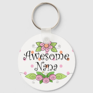 Geweldige Nana T-Shirt Sleutelhanger