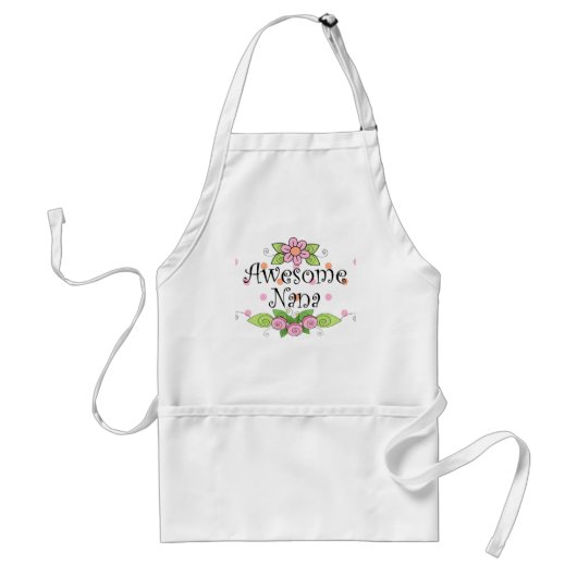 Geweldige Nana T-Shirt Standaard Schort (Voorkant)
