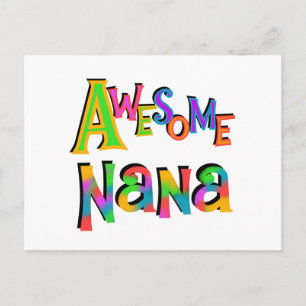 Geweldige Nana T-shirts en geschenken Briefkaart