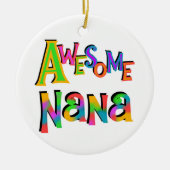 Geweldige Nana T-shirts en geschenken Keramisch Ornament (Voorkant)
