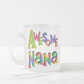 Geweldige Nana T-shirts en geschenken Matglas Koffiemok (Links)