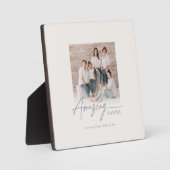 Geweldige Nanna Gepersonaliseerde Foto Aangepaste  Fotoplaat (Voorkant)
