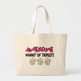 GEWELDIGE NANNY VAN DE TRIPLETS GROTE TOTE BAG
