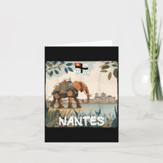 Geweldige Nantes Olifant Grafisch voor Jongens en  Kaart