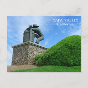 Geweldige Napa Valley-ansichtkaart! Briefkaart