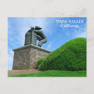 Geweldige Napa Valley-ansichtkaart! Briefkaart