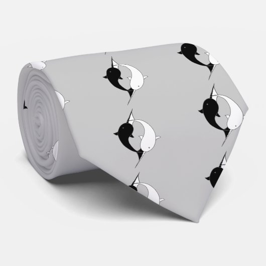 Geweldige Narwhals Stropdas (Opgerold)