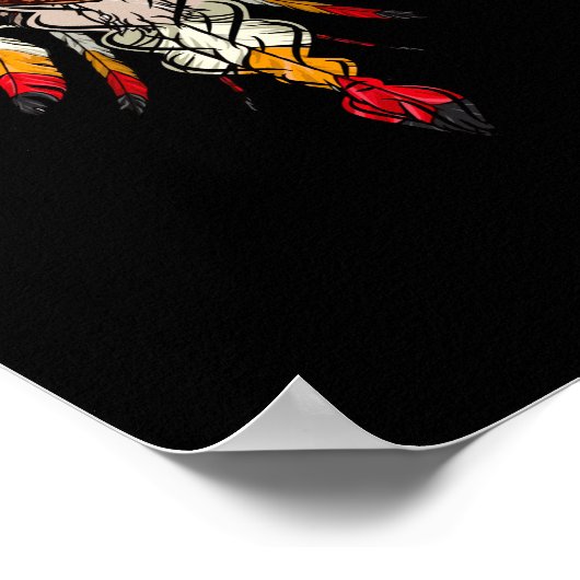 Geweldige Native American Heart Poster (Hoek)