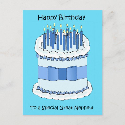 Geweldige neef Happy Birthday Briefkaart (Voorkant)