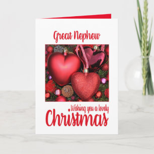 Geweldige Neef Prachtige kerstkaart Feestdagen Kaart
