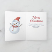 Geweldige neef Vrolijke Kerstman Feestdagen Kaart (Binnen)